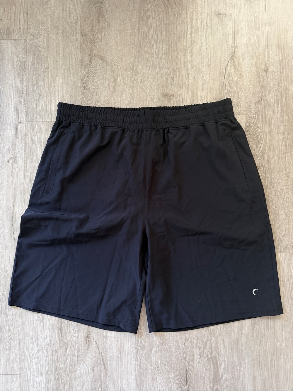 ZYIA Men's Black Athletic Shorts with Crescent Logo XXXL NWT